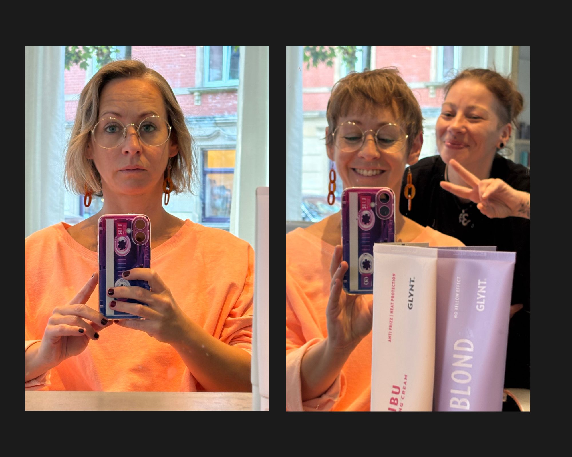Kontrolle abgeben im Friseursalon