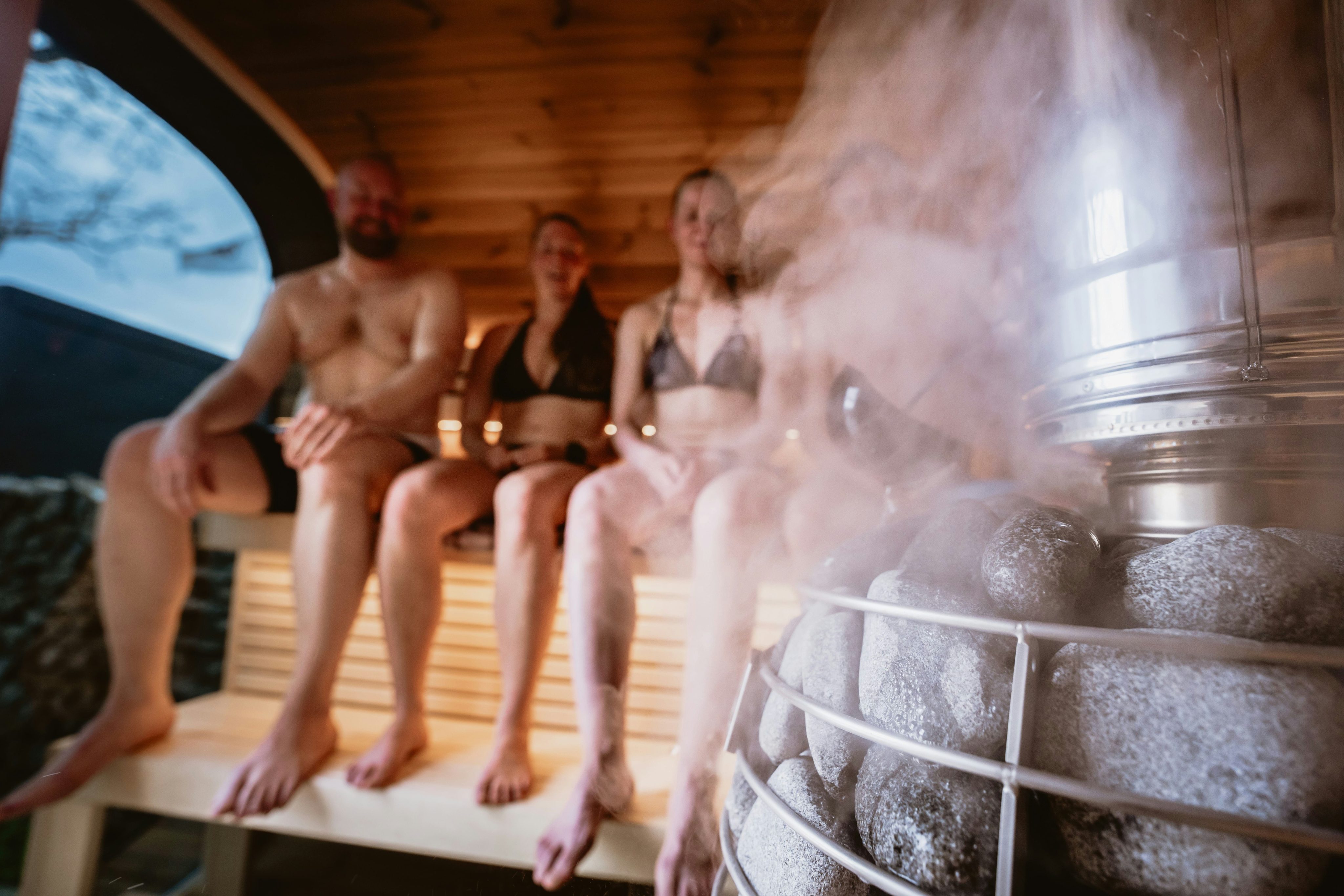 Furzen in der Sauna
